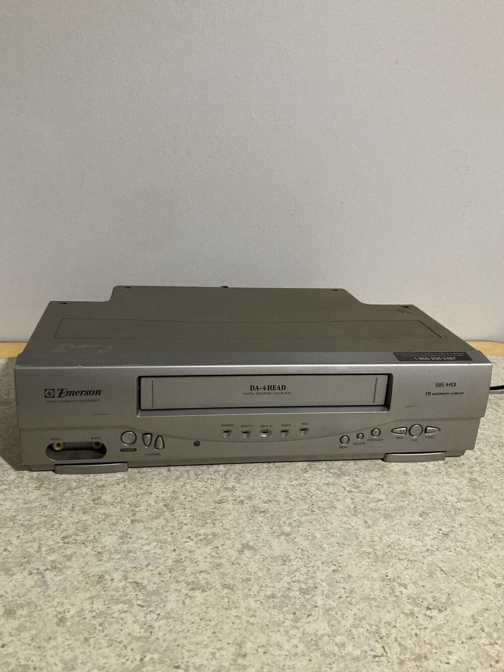 Emerson Blu-ray DVD Player Gray EWV404 DA-4 HEAD For Parts AS-IS AC120V